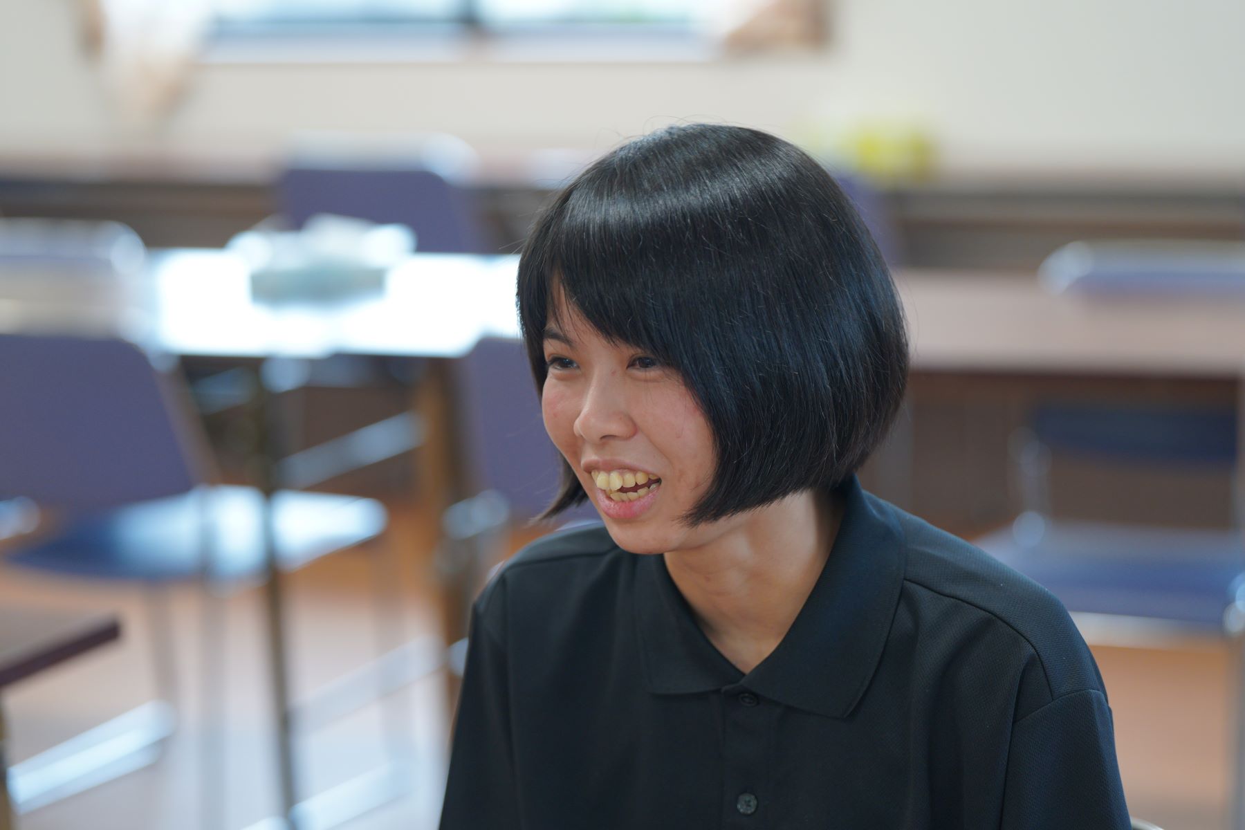 日当山春光園の栄養士、隈﨑さん