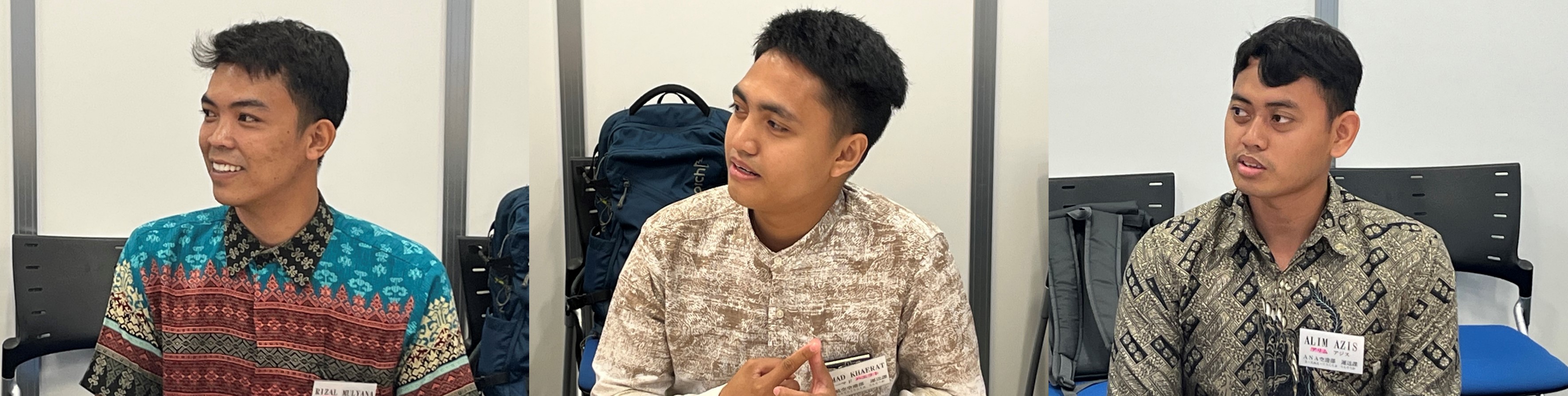 リザルさん、ハエラトさん、アリムさん